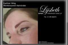 PMUEXPERT Lijsbeth 2016-01-02 Wenkbrauwen en wing eyeliner
